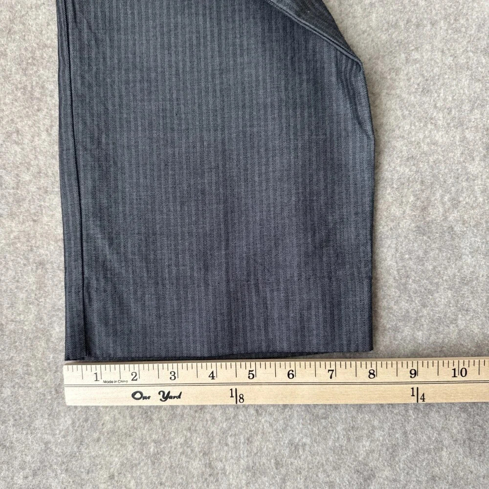 J‎ Crew Bedford Dress Pants Mens 33x31 Grey Herringbone Cotton